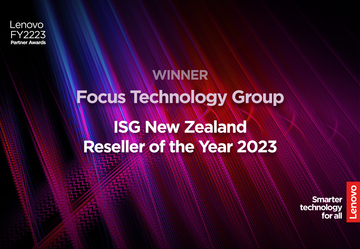 Focus Technology wins Lenovo's ISG New Zealand Reseller of the Year 2023 thumbnail